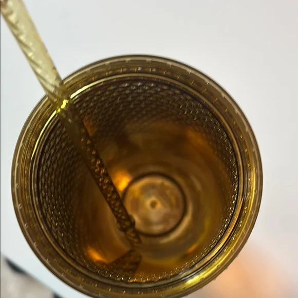 Starbucks Gold Studded Tumbler Accents- NWT - Picture 4 of 5